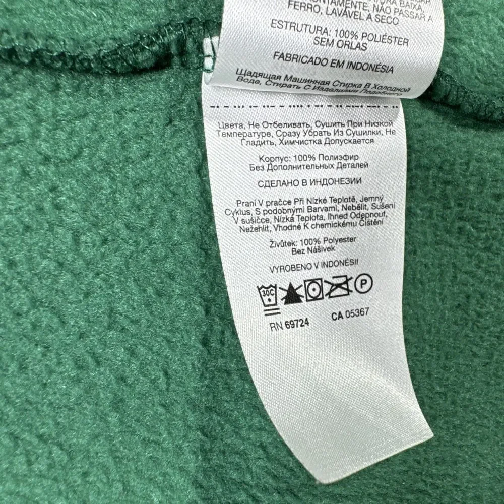 Columbia‎ Jacket Girls Large 14-16 Green Fleece Preppy School Full Zip Gorpcore